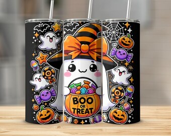 Fantasma de Halloween kawaii PNG: Diseño digital pastel espeluznante