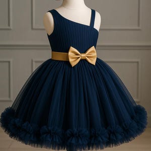 18 month navy blue dress Navy Blue Lace Baby Girl Dress, First Birthday Dress, Flower Girl Dress, Wedding Baby Dress, Baby Girl Birthday Dress, Christmas Baby Dress