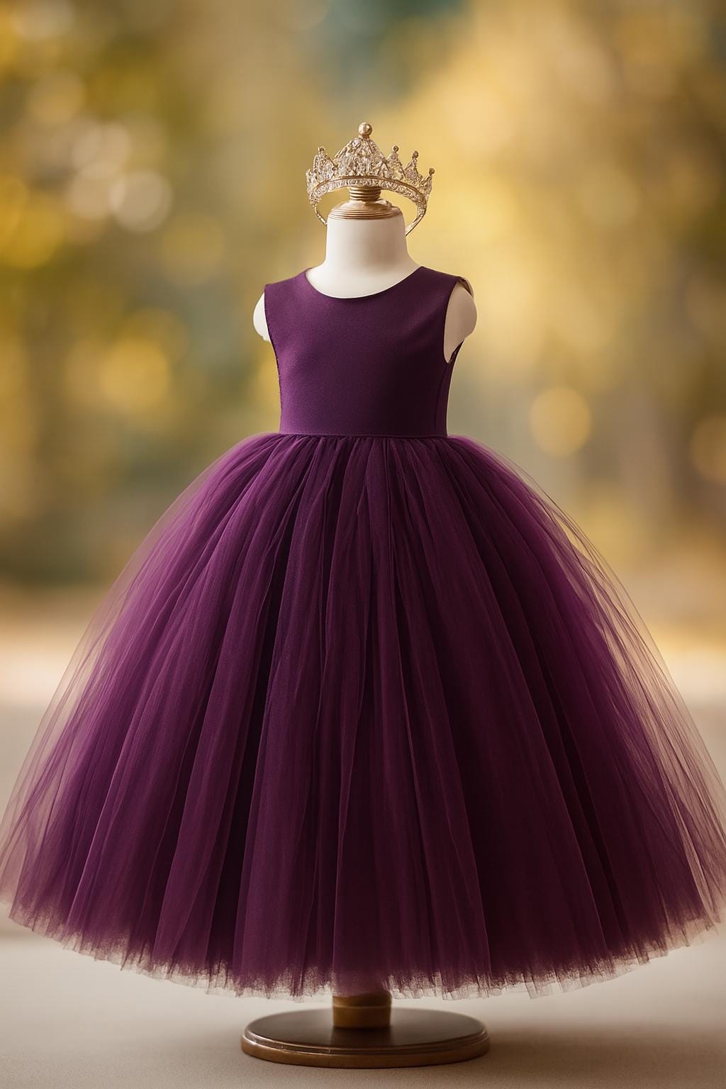 gold and burgundy bridesmaid dresses Fashion Mermaid Round Neck Rose Gold Burgundy Sequins Long Bridesmaid –  Anniebride main image 1