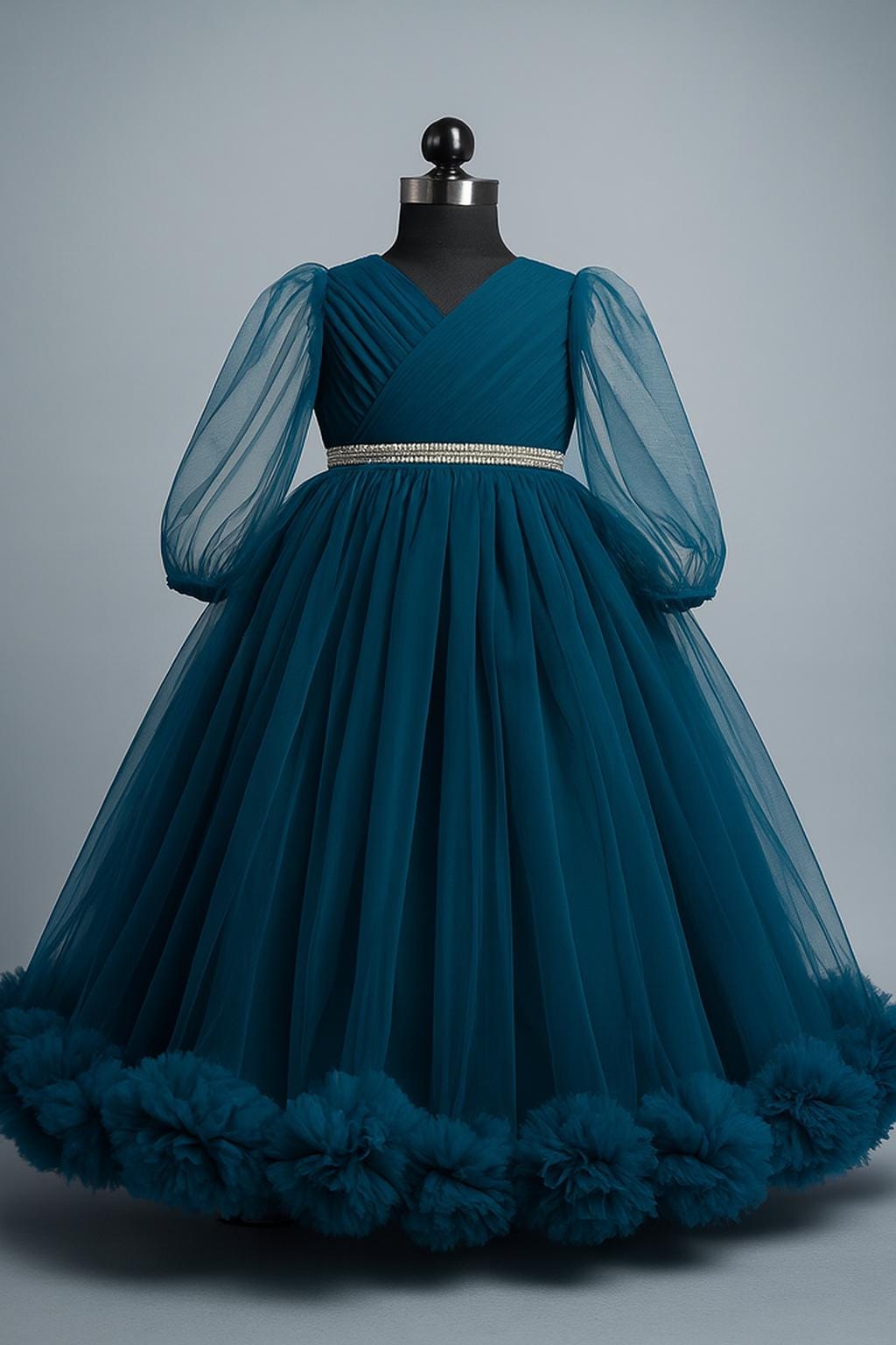 etsy teal bridesmaid dresses Kennedy Blue Eloise Platinum Bridesmaid Dress main image 0