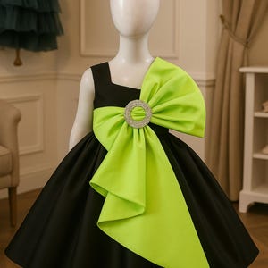 lime green junior dresses Sleeveless Tiffany Green Organza Ruffled A-line Junior Pageant Dress