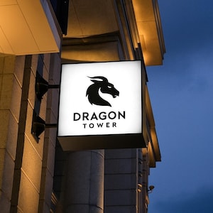 Custom Round LED Light Box Sign – Double Sided Illuminated Blade Sign for Storefront, Outdoor Business Signage, Shop or Cafe Sign Board