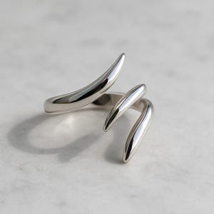 Kloring, justerbar öppen armband, guld eller silver, unisexsmycken