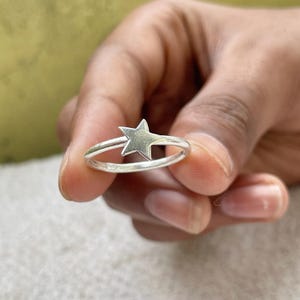 Sterling Silver Infinity Ring: Dainty Minimalist Band