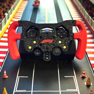 Mod de volant de course pour Logitech G29 / G923 / G920 - Poignées ergonomiques rouges | Accessoire Sim Racing imprimé en 3D