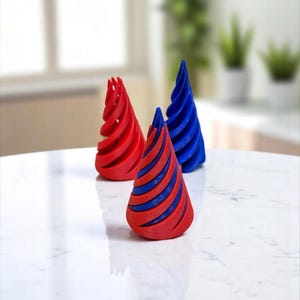 Impossible Spiral Fidget Toy – Dual Color Twist Edition