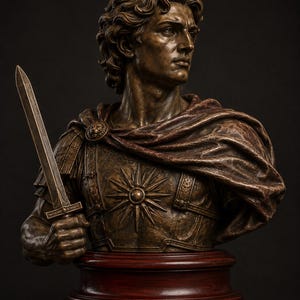 Alexander the Bust STL – Ancient Greek Warrior Sculpture (Digital Download)