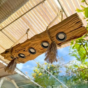 Long driftwood ceiling light pendant log beam chandelier lighting solid wood ceiling lamp hanging rustic light for dining room