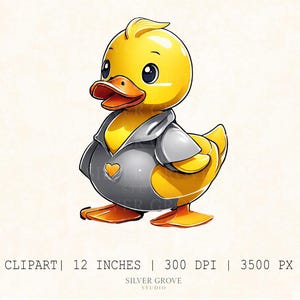 20 Cute Rubber Duck Clipart PNG – Cartoon Yellow Duckling, Transparent Background for Kids Crafts & Baby Shower Decor