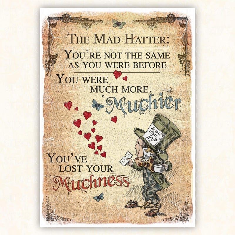 Mad Hatter Day is Celebrated on What Day - Etsy Canada