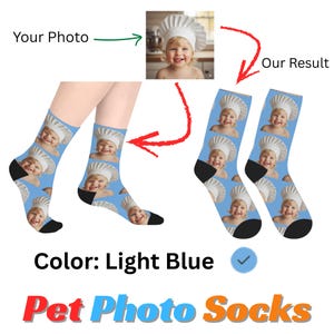 Custom Photo Mid-length Socks | Personalized Family, Baby, Pet Photo Print