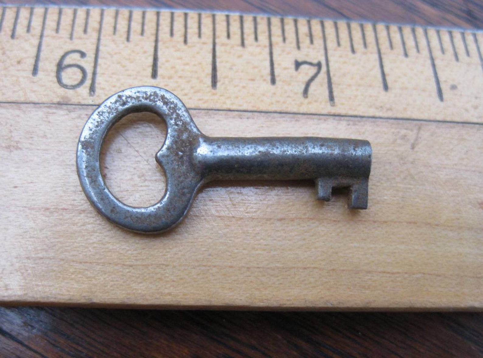 Skeleton Key Antique Small Hollow Barrel For Jewelry Box Tea Etsy