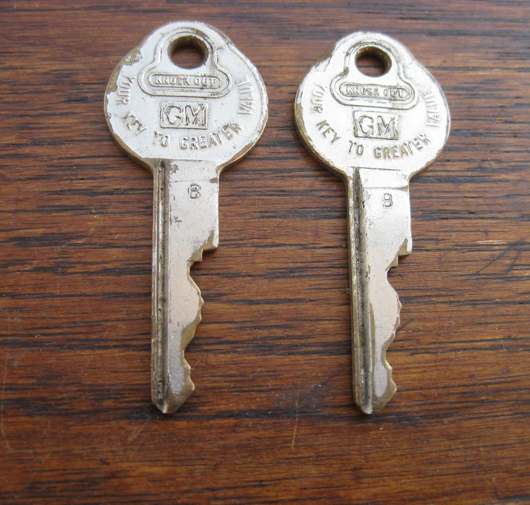 1960 - 1992 Code K Key Blank GM Chevy Schloss Schlüssel Rohling