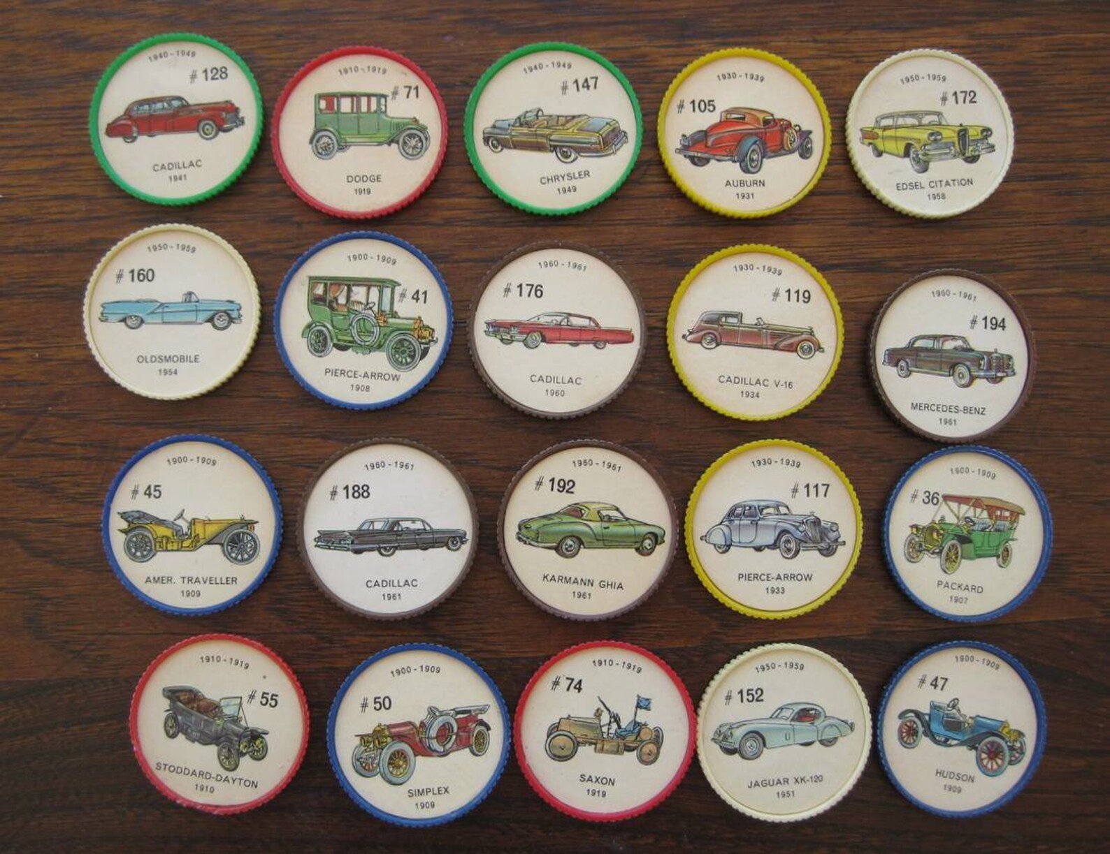 1960s Jello Car Coins Lot of 20 c Etsy