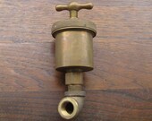 Antique Steam Engine Brass Valve Oiler Part E 803 Compression