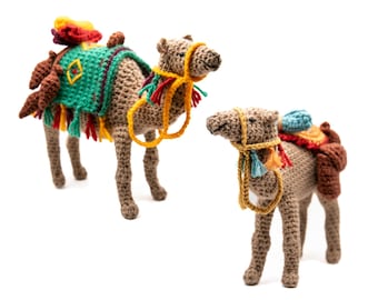 SCHEMA ALL'UNCINETTO Cammello e Dromedario - Amigurumi (pdf, terminologia statunitense)