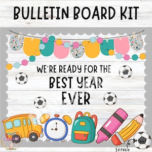 Welcome Back to School Bulletin Board Kit. Welcome Back To School. Classroom Door Decor Classroom Decoration.