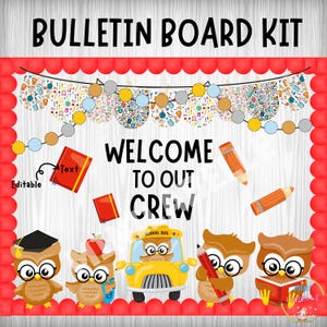 Welcome Back to School Bulletin Board Kit. Welcome Back To School. Classroom Door Decor Classroom Decoration.