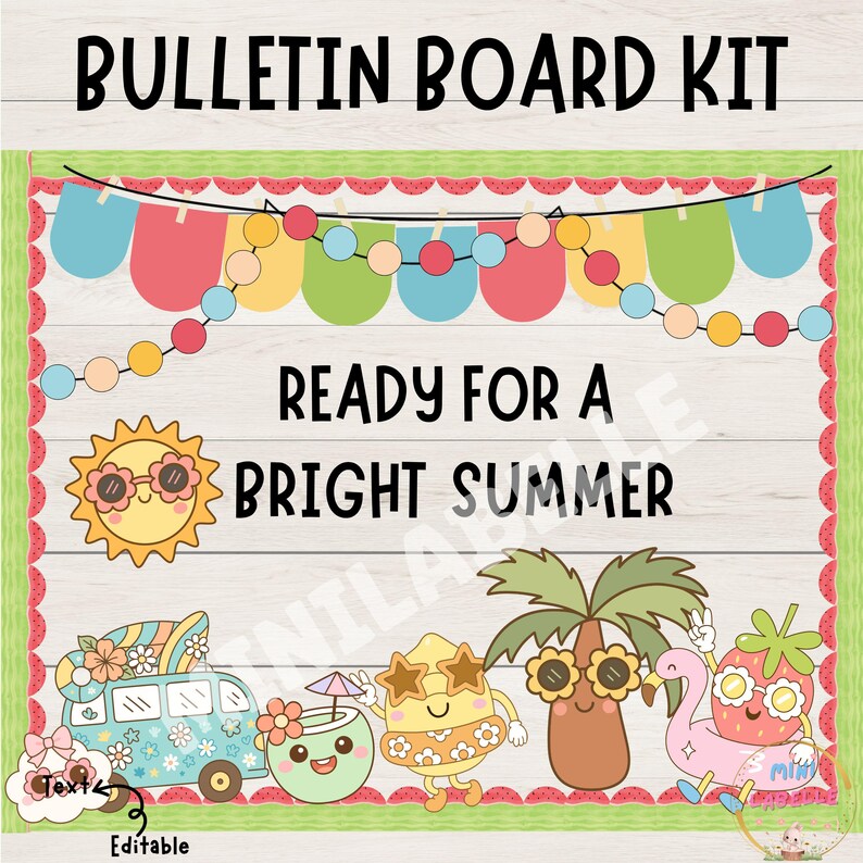 Summer Bulletin Board Kit | Classroom Door Decor | May Decor | End of ...