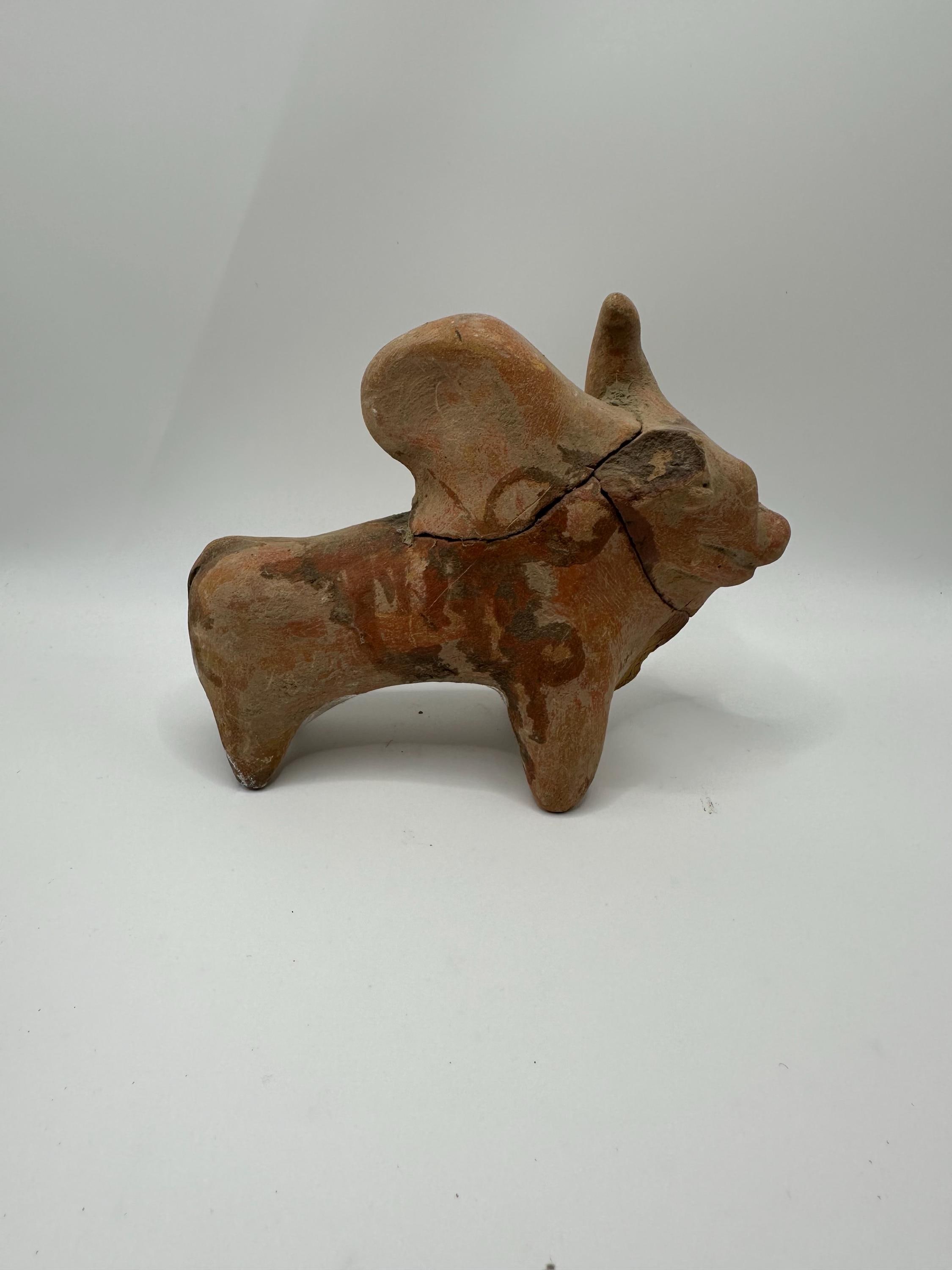 古代インダス文明のテラコッタ製ゼブ牛の像 - Etsy 日本