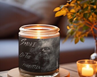 Gruselige Duftende Sojakerze, Halloween Horror Geschenk, Gothic Room Decor, Horrorfilm Thema