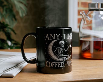 Koffiemok skelet: grappige kop Bone Art Novelty