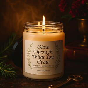 Scented Soy Candle: Aromatherapy Home Decor, Relaxing Fragrance