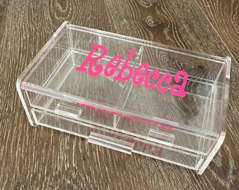 Personalized Acrylic Jewelry Box