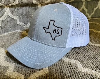 Texas Hat - State of Texas Hat - Personalized Trucker Hat - Texas Trucker Hat - Game Day Hat - Hunting