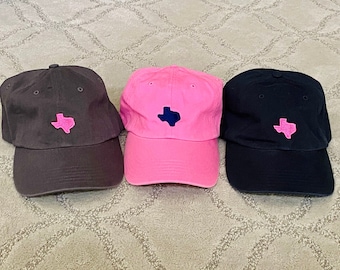 TEXAS Hat | Game Day Hat | Monogram Texas Hat | Baseball Cap | Mini Texas Cap | Girls Weekend | Lake Hair Don't Care