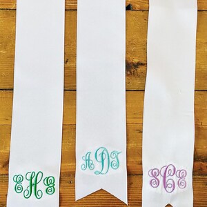 Preppy Monogrammed Homecoming or Prom Bouquet Ribbon Personalized ...