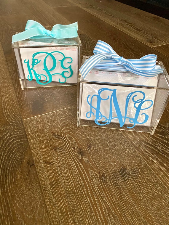 Recipe box divider labels