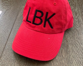 Custom Airport Code Hat | City Code Baseball Cap | Any Airport Code Monogrammed Hat | Custom Embroidered Hat