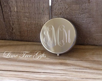 Engraved Monogram Pill Case, Monogram Mint Holder, Engraved Pill Holder