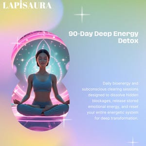 90-Day Energy Clearing & Aura Healing | Daily Remote Spiritual Cleansing for Mind, Body Soul