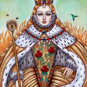 The Empress tarot Queen Elizabeth I fine art print