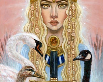 Impresión artística de La Dama del Lago de Tammy Wampler