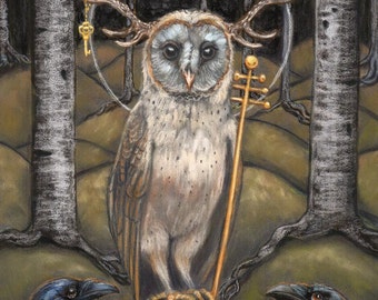 Le Pape Tarot Card The Hierophant fine art print