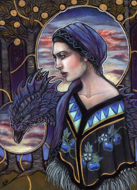 In den Garten der Hesperiden griechischen Mythos Drachen