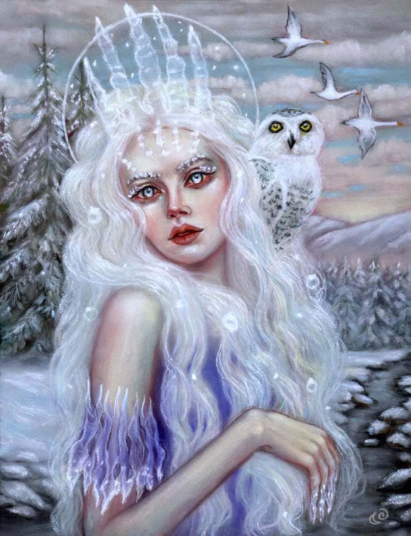 Ambriel angel of May fine art print by Tammy Wampler