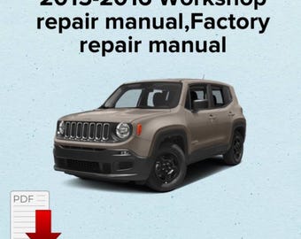 Jeep Renegade 2015-2016 Workshop repair manual,Oem manual,Factory service manual