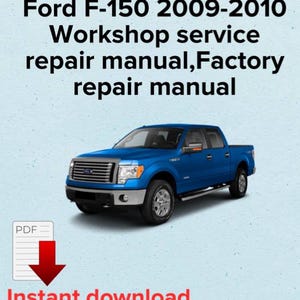 Ford F-150 2009-2010 Workshop service repair manual,Factory repair manual,OEM eBook
