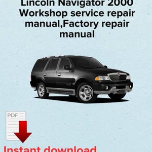 Lincoln navigator 2000 Reparaturanleitung: Original (PDF eBook)