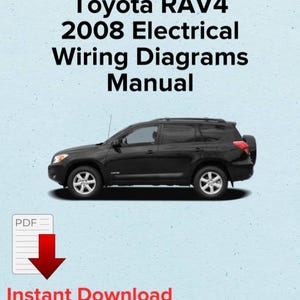 Toyota RAV4 2008 Electrical Wiring Diagrams Manual