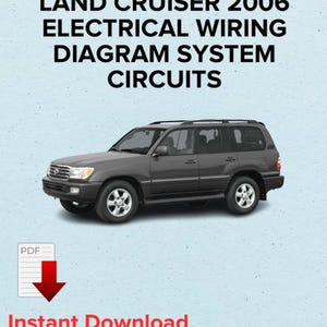 Land Cruiser 2006 Electrical wiring diagrams system circuits manual