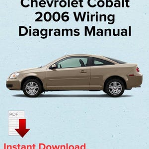 Chevrolet Cobalt 2006 Wiring diagrams manual