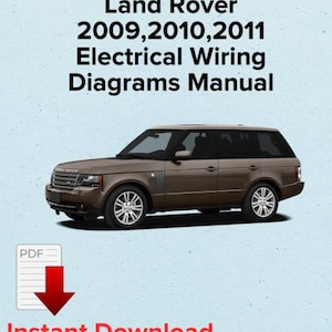 Land Rover,Range Rover 2009,2010,2011 Electrical Wiring Diagrams Manual