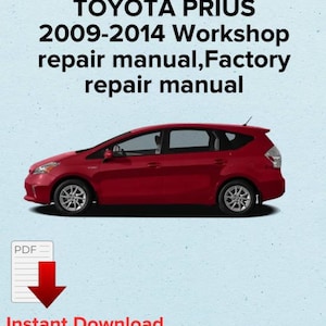 Toyota Prius 2009-2014 Service Repair Manual (PDF)