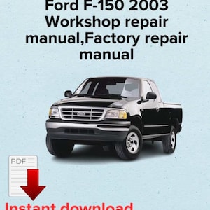 Ford F-150 2003 Workshop service repair manual,Factory repair manual,OEM eBook