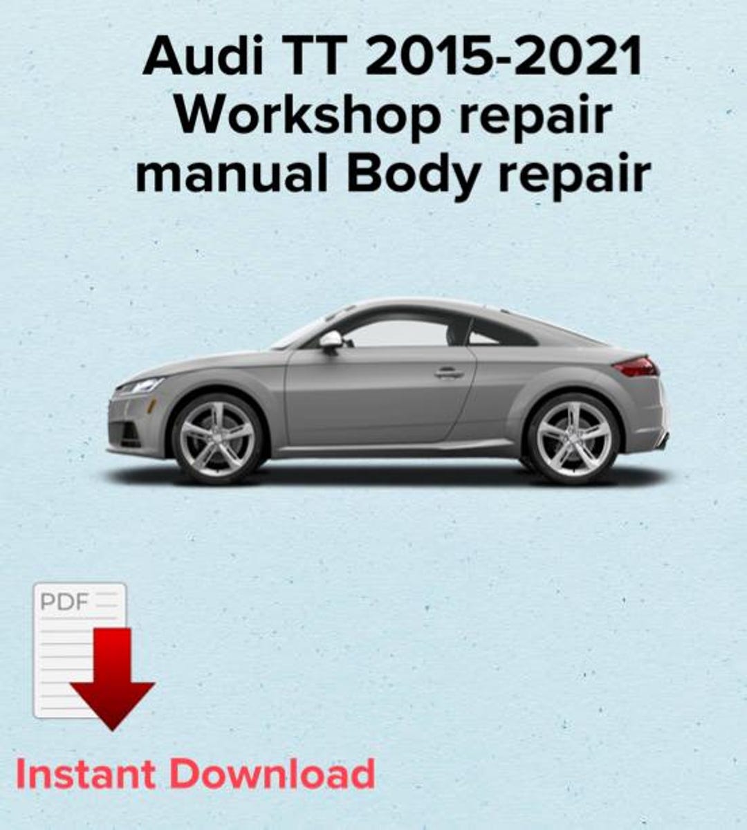 Audi TT (2015-2021) ワークショップ修理マニュアル (PDF) - Etsy 日本